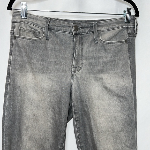 Athleta Sculptek Washed Gray Skinny Jeans Size 4 - Picture 6 of 14